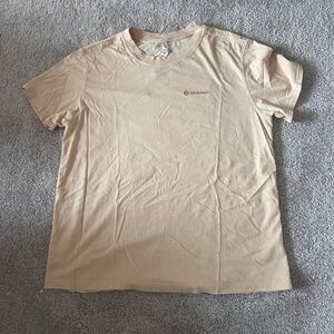 lululemon athletica Beige Short Sleeve Tee